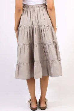 Bagruu Diwali Skirt In Stone