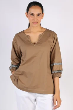 Bagruu Elena Top In Olive