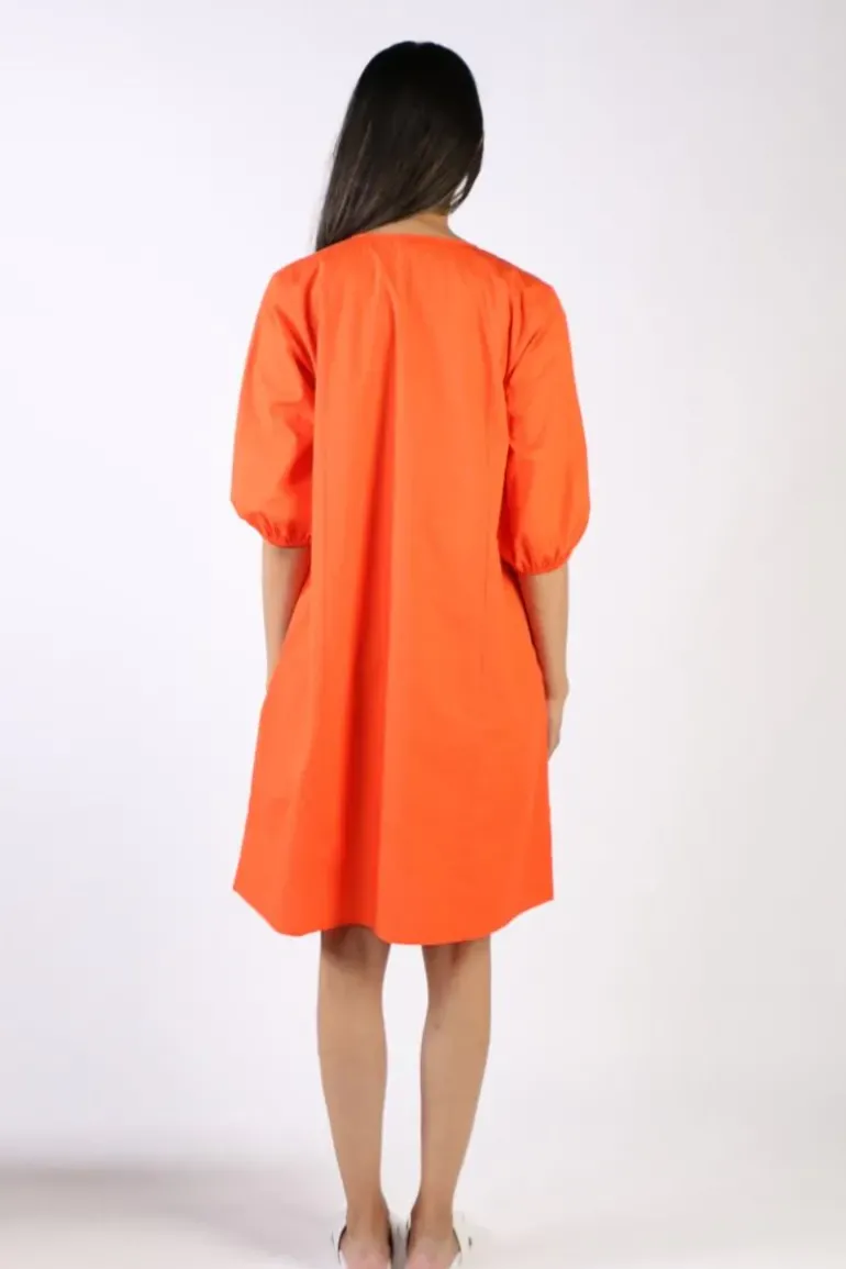 Bagruu Elka Dress In Orange