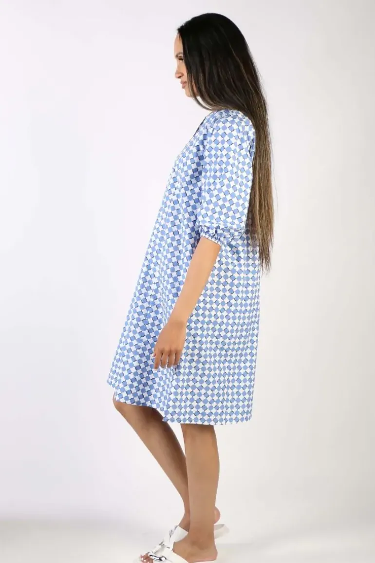 Bagruu Elka Print Dress In Ensign