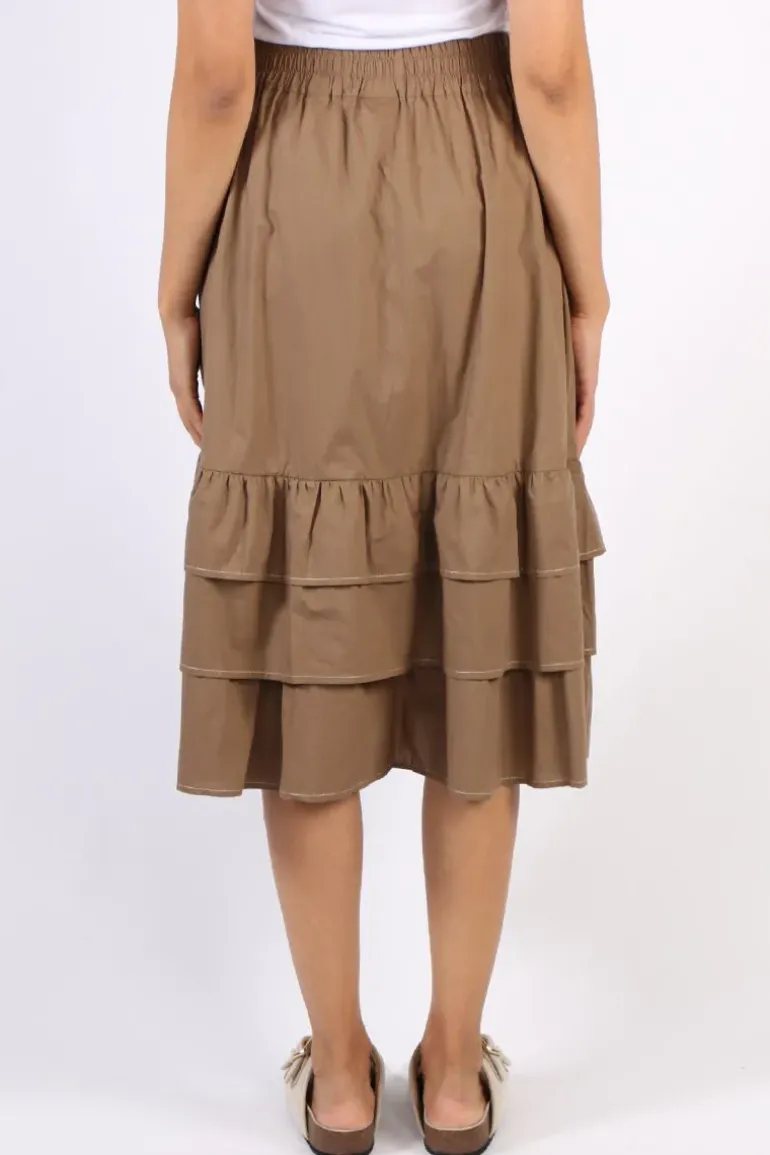 Bagruu Frida Skirt In Olive