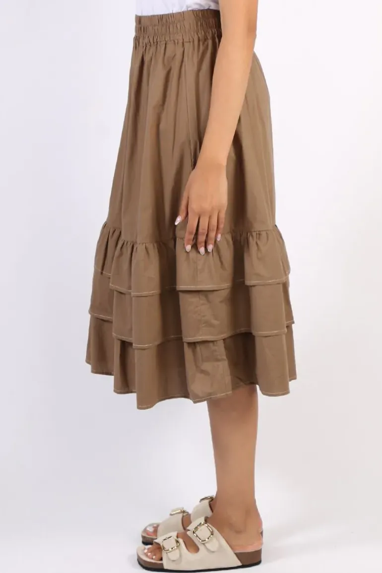 Bagruu Frida Skirt In Olive