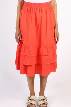 Bagruu Frida Skirt In Poppy