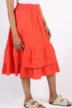 Bagruu Frida Skirt In Poppy
