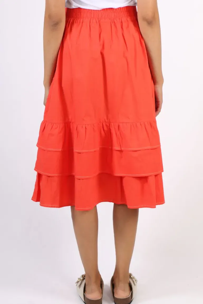 Bagruu Frida Skirt In Poppy