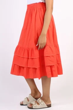 Bagruu Frida Skirt In Poppy
