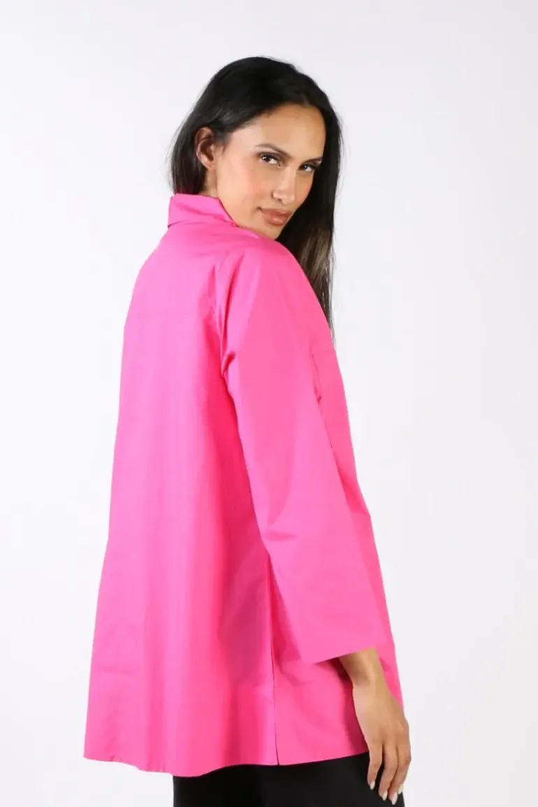Bagruu Harvey Shirt In Hot Pink