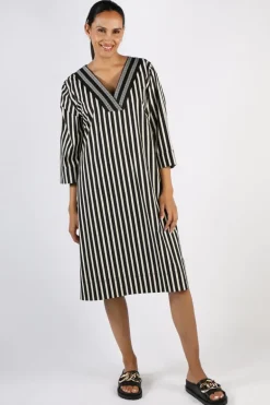 Bagruu Jenna Dress In Stripe