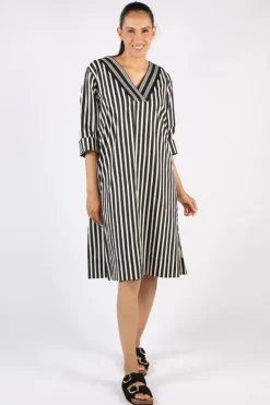 Bagruu Jenna Dress In Stripe