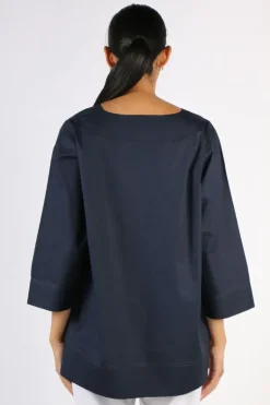 Bagruu Jenna Top In Navy