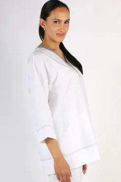 Bagruu Jenna Top In White