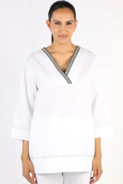 Bagruu Jenna Top In White