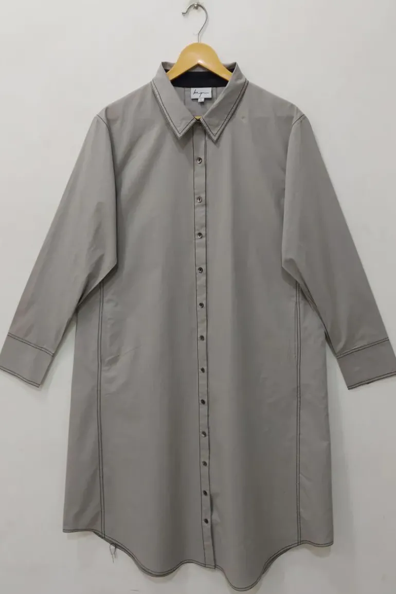 Bagruu Jerry Dress In Stone