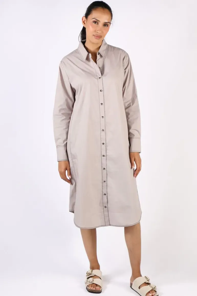 Bagruu Jerry Dress In Stone