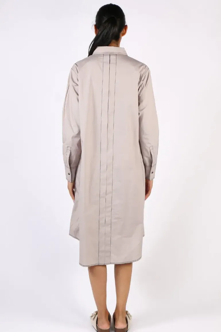 Bagruu Jerry Dress In Stone