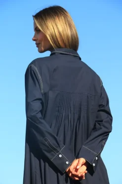 Bagruu Mada Dress In Navy