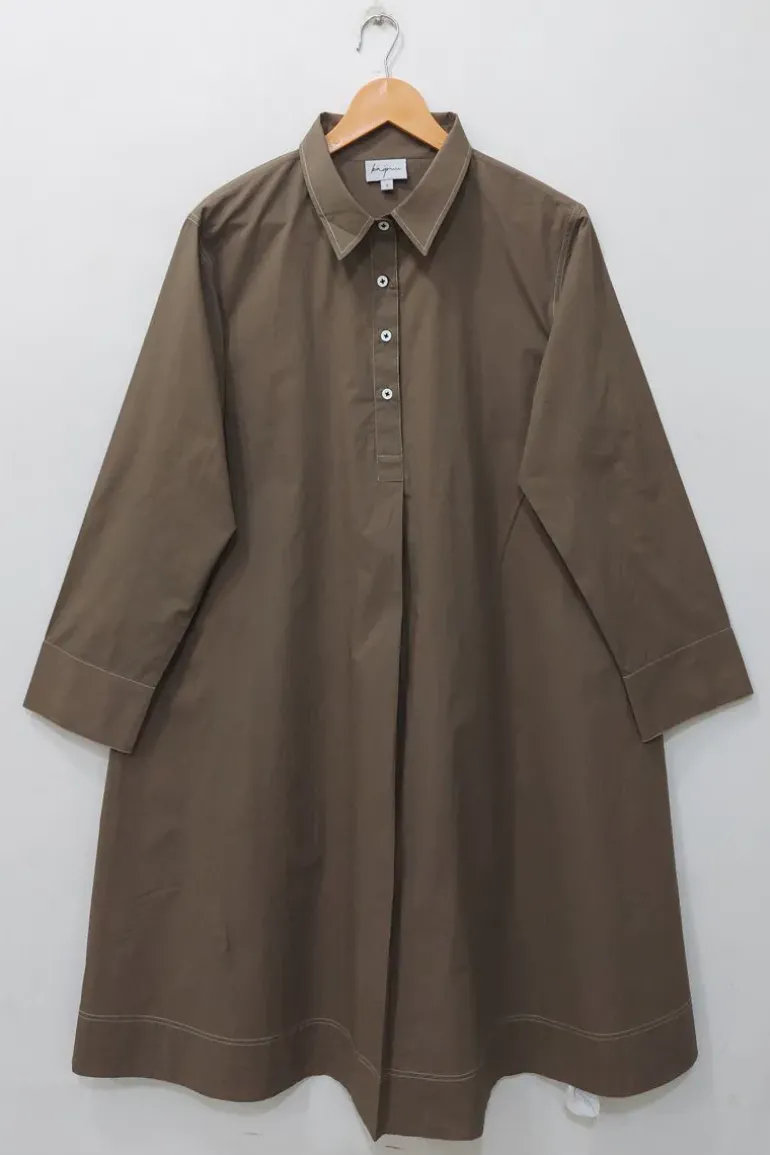Bagruu Mada Dress In Olive