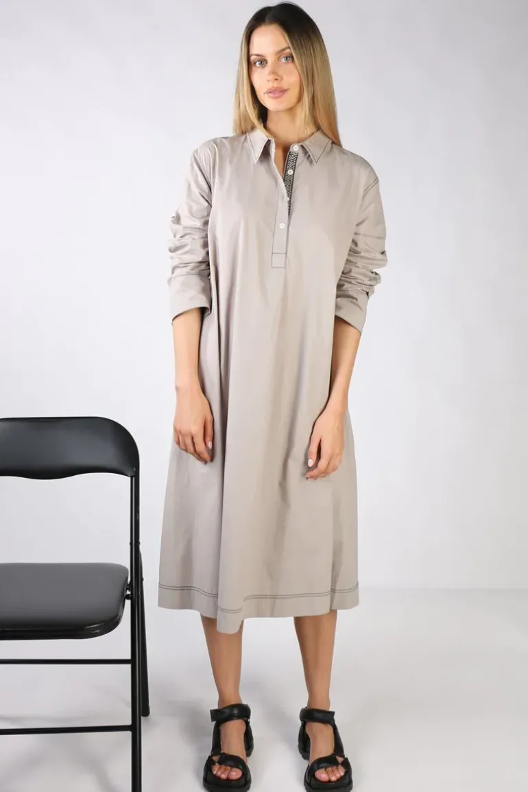 Bagruu Mada Dress In Stone