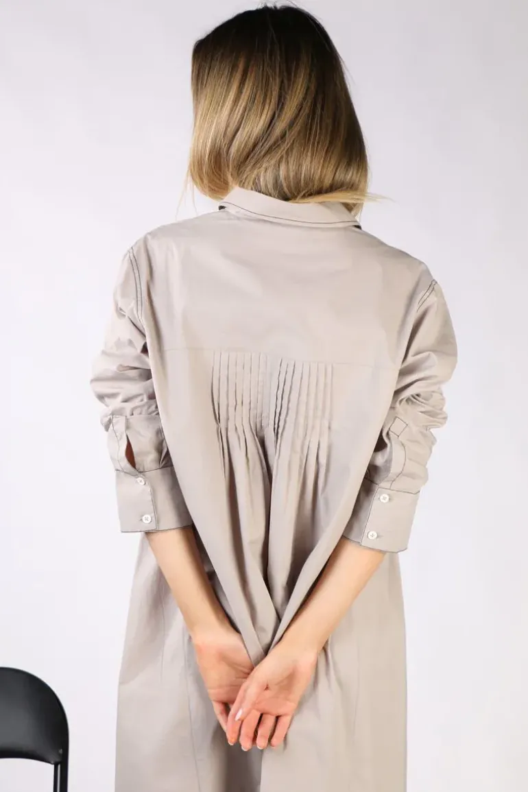 Bagruu Mada Dress In Stone