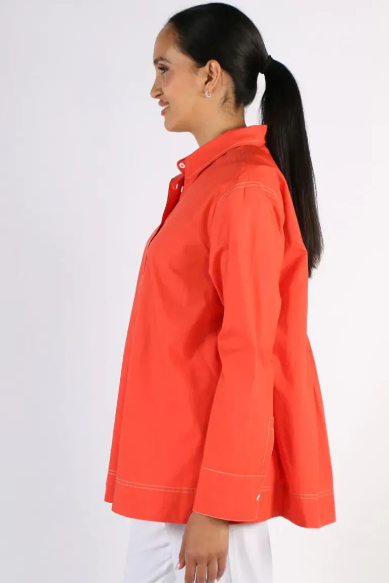 Bagruu Mada Shirt In Poppy