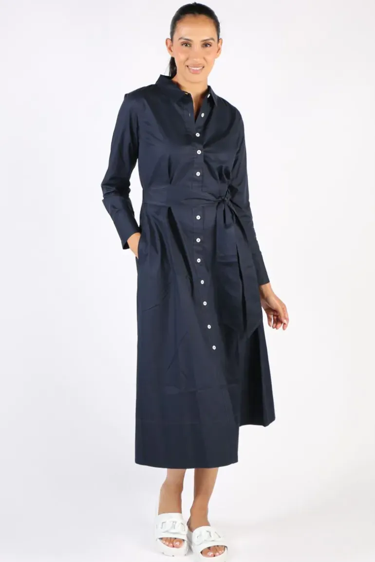 Bagruu Mala Dress In Navy