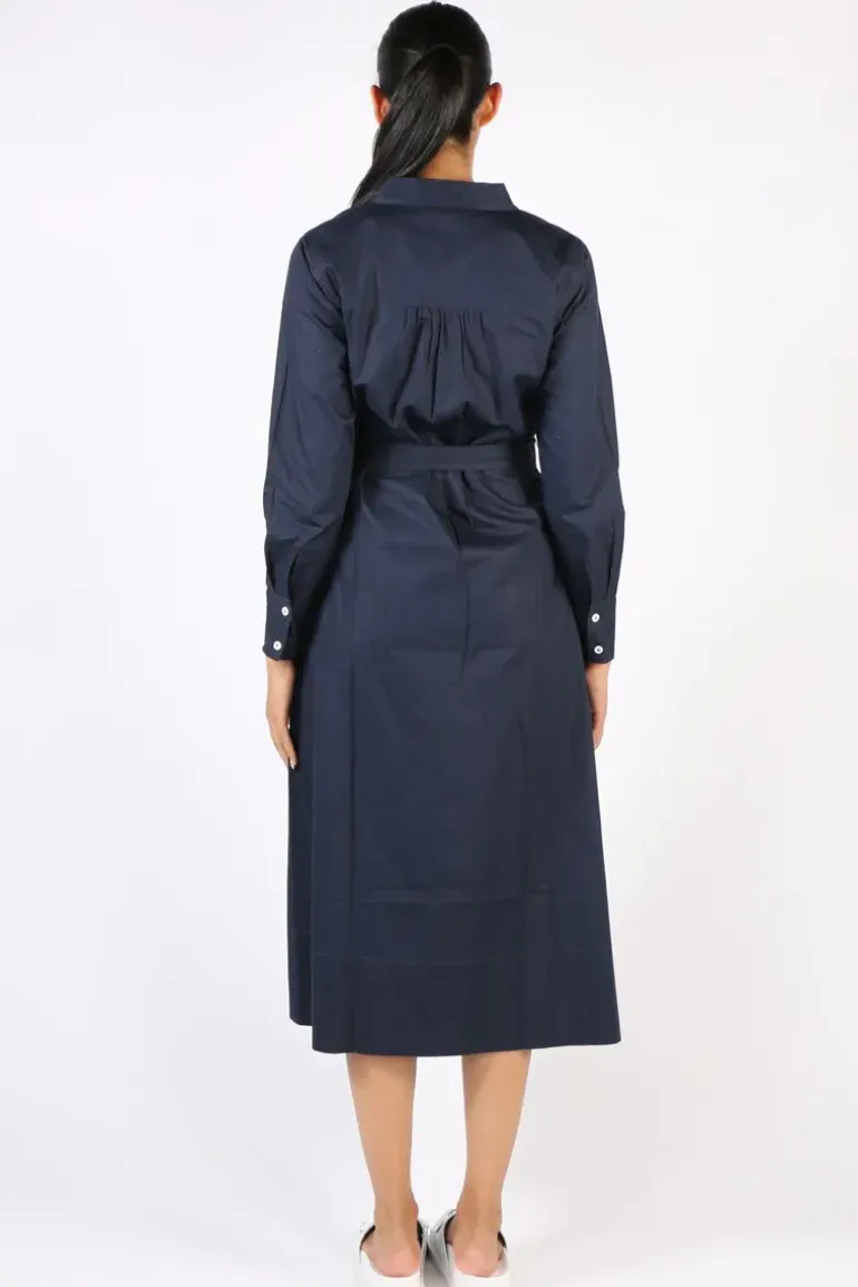 Bagruu Mala Dress In Navy