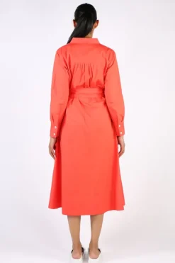 Bagruu Mala Dress In Poppy