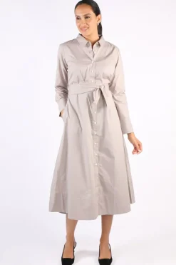 Bagruu Mala Dress In Stone