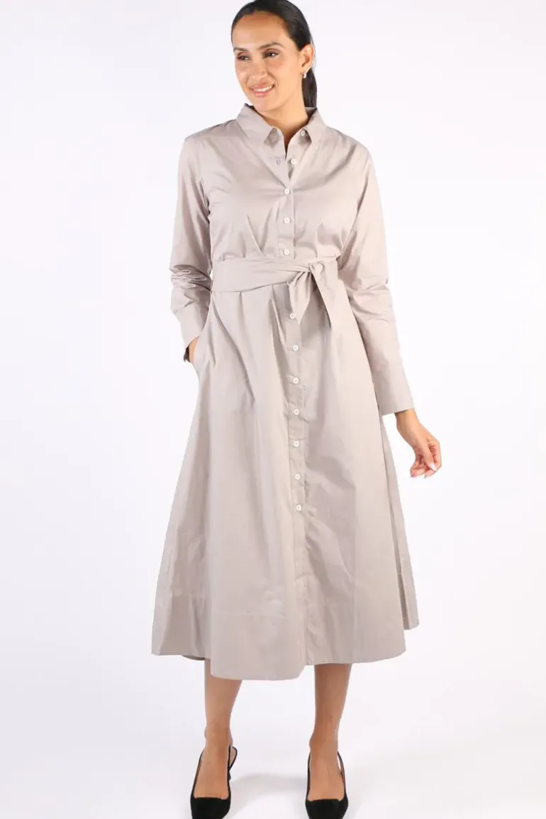 Bagruu Mala Dress In Stone