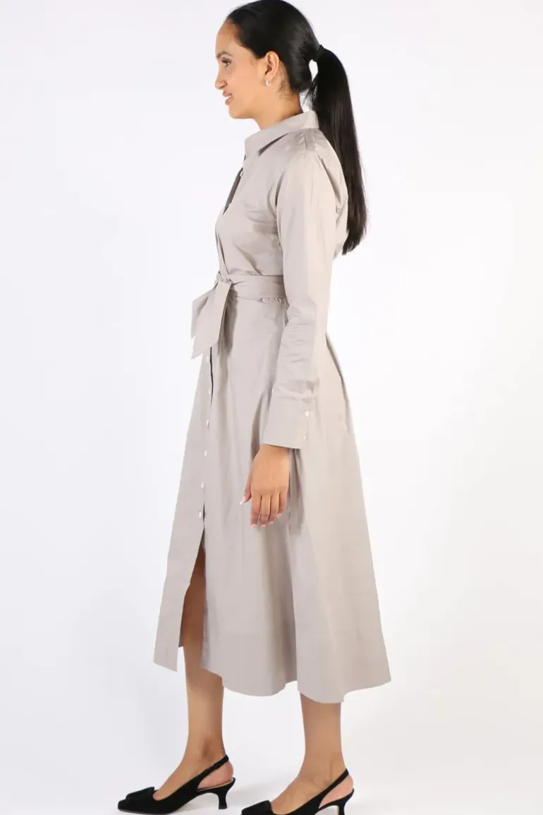 Bagruu Mala Dress In Stone