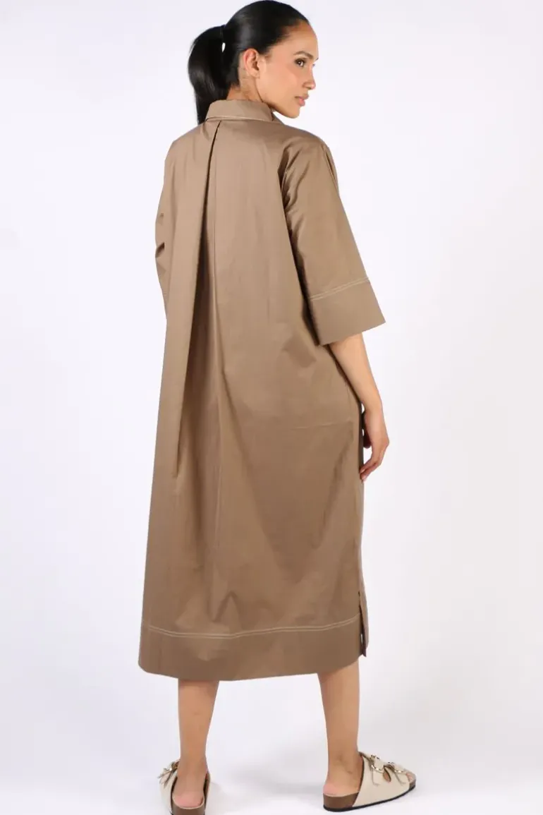 Bagruu Minna Dress In Olive