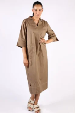 Bagruu Minna Dress In Olive