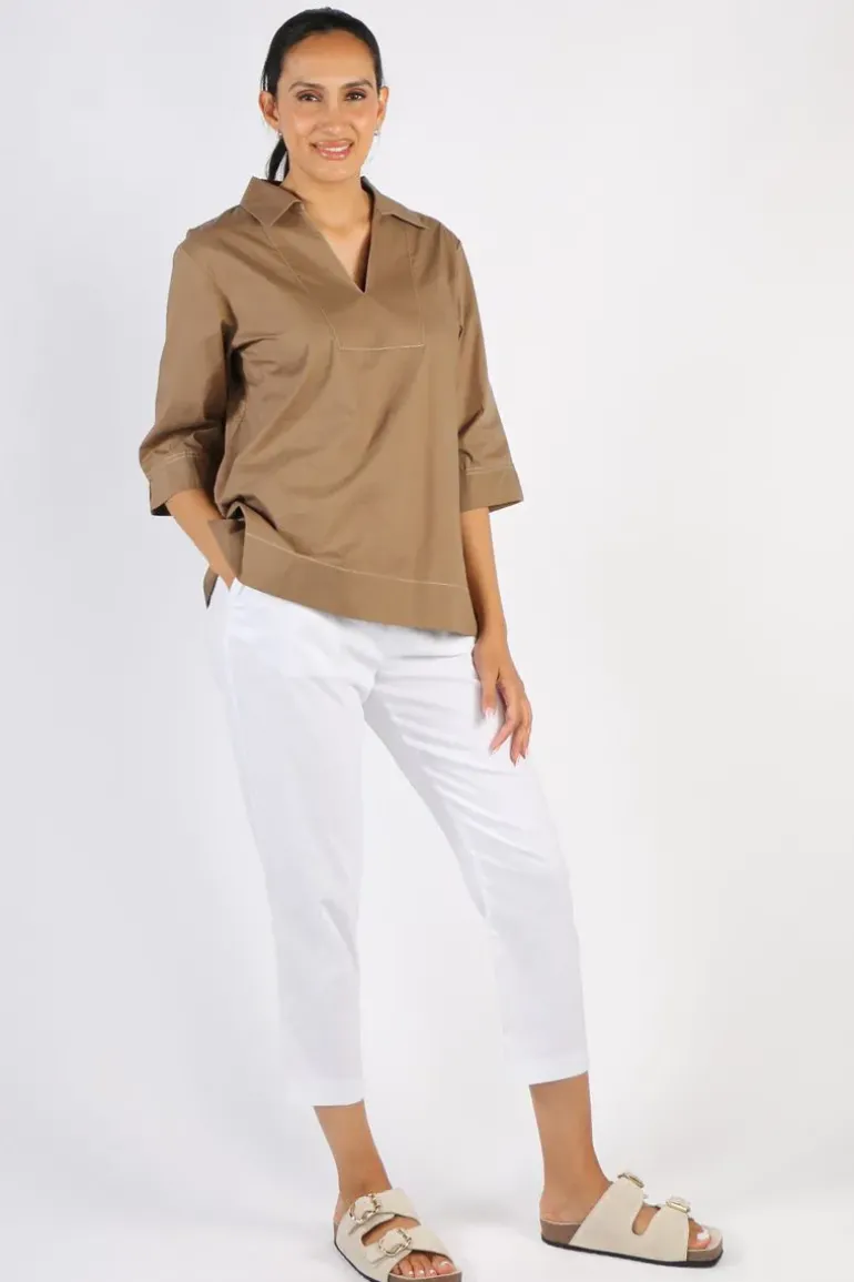 Bagruu Minna Top In Olive