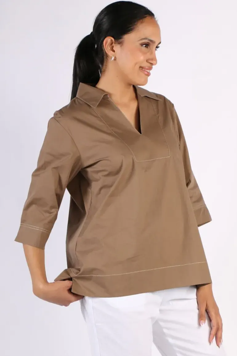 Bagruu Minna Top In Olive