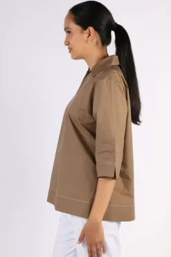 Bagruu Minna Top In Olive