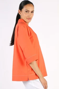 Bagruu Minna Top In Poppy