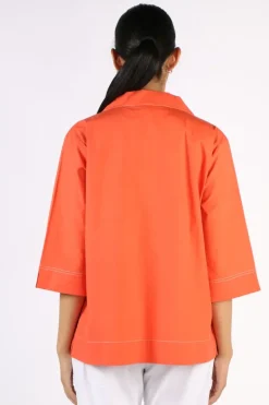 Bagruu Minna Top In Poppy