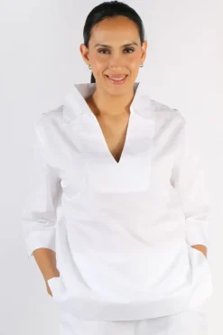 Bagruu Minna Top In White