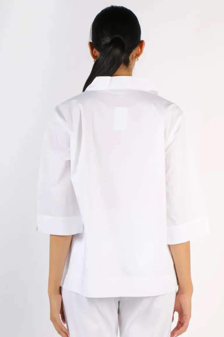 Bagruu Minna Top In White