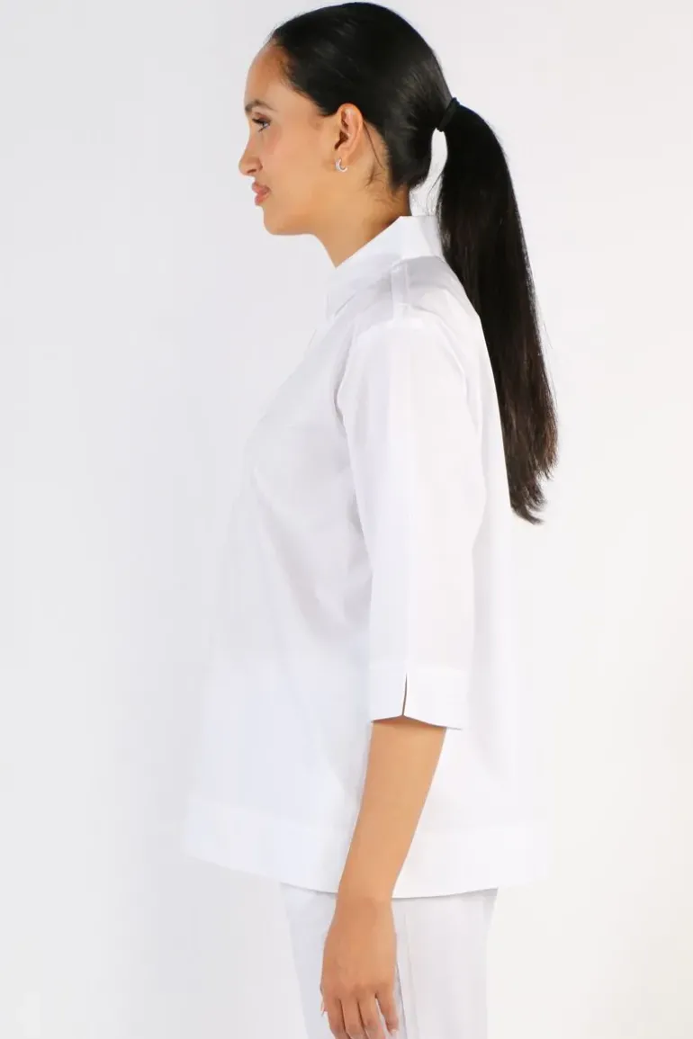 Bagruu Minna Top In White