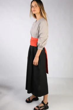 Bagruu Perri Color Block Dress In Black