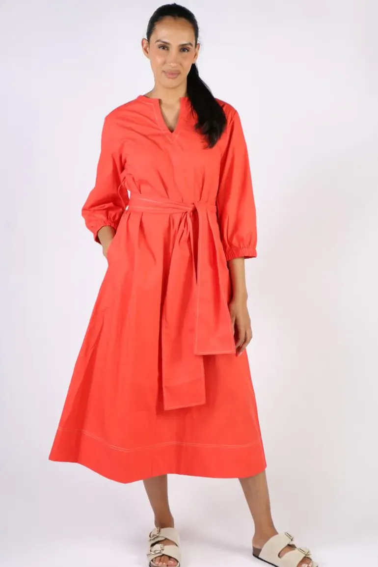 Bagruu Perri Dress In Poppy