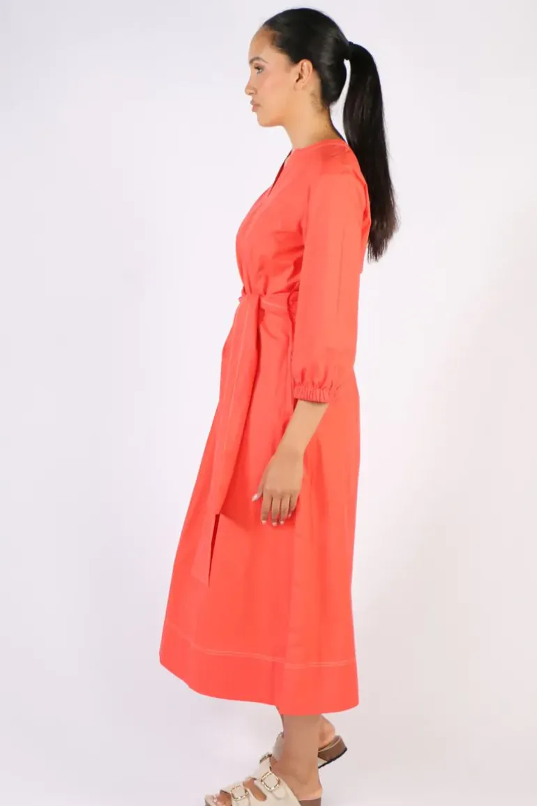 Bagruu Perri Dress In Poppy