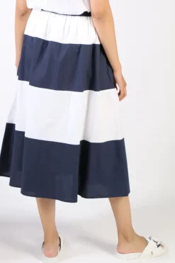 Bagruu Rani Skirt In Navy