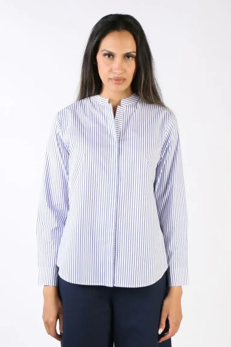 Bagruu Rathore Classic Stripe Shirt In Blue