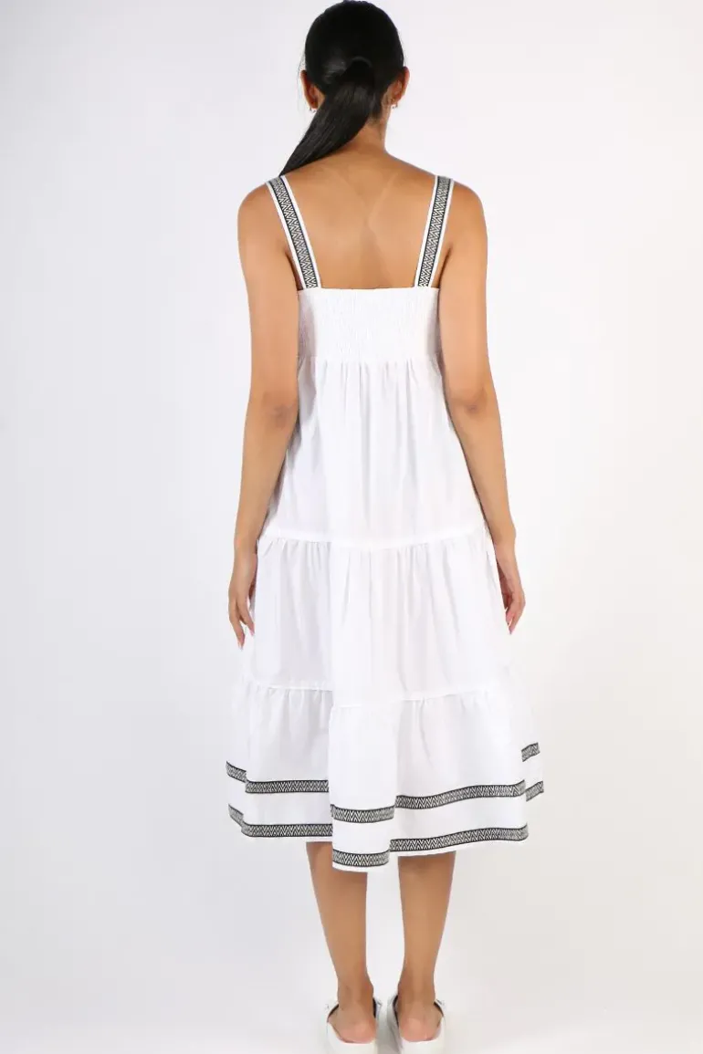 Bagruu Talika Dress In White