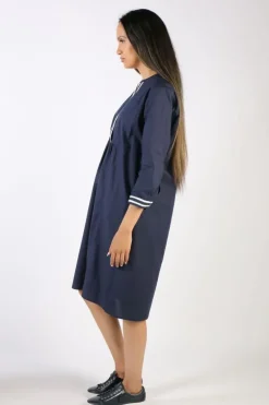 Bagruu Tikka Dress In Navy