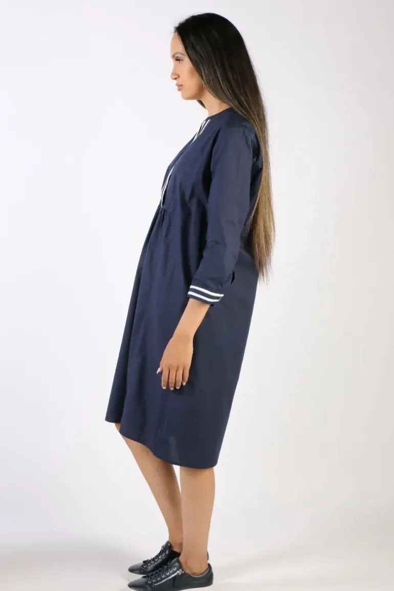 Bagruu Tikka Dress In Navy