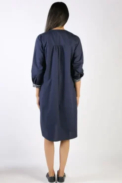 Bagruu Tikka Dress In Navy