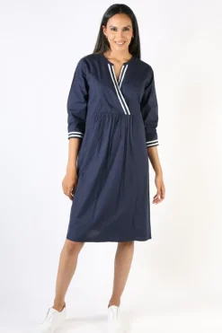 Bagruu Tikka Dress In Navy